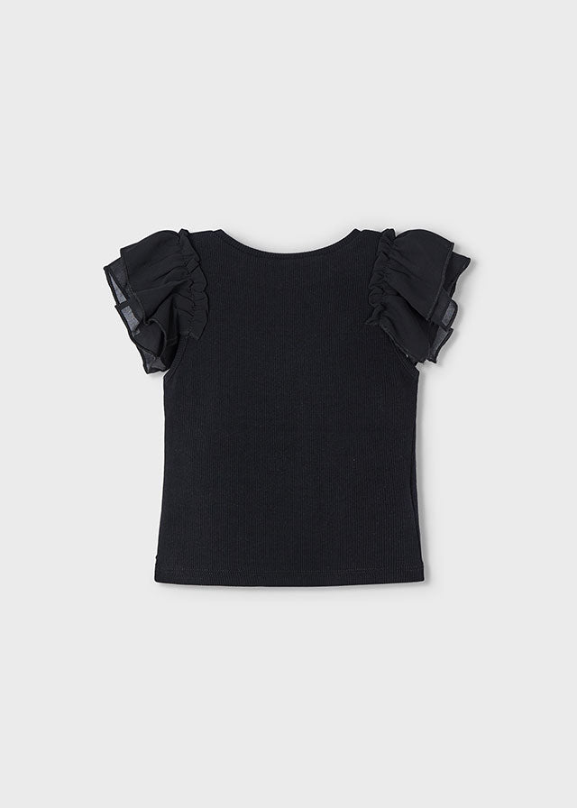 Camiseta m/c combinada