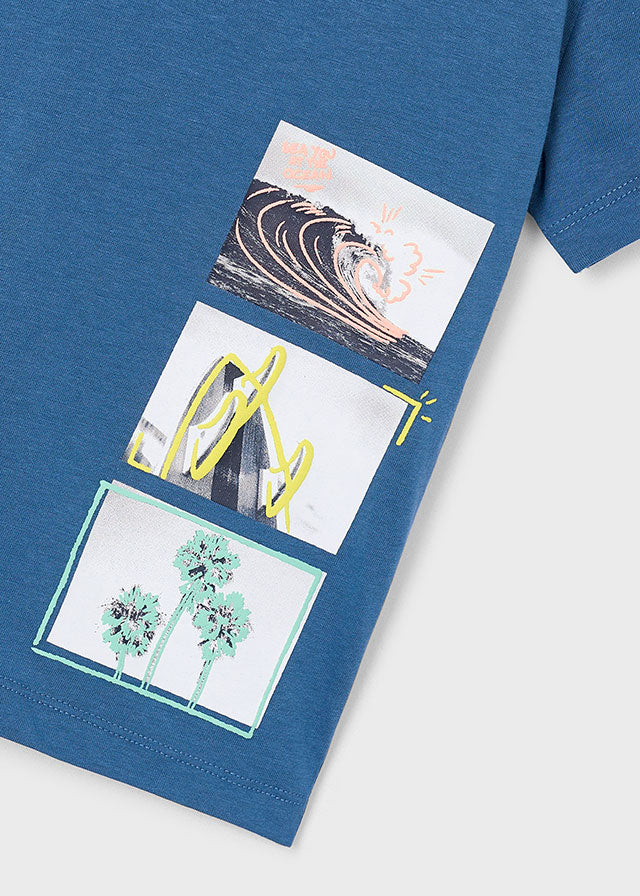 Camiseta m/c "waves"