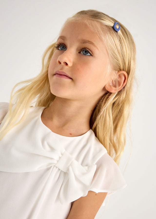 Blusa gasa lazo