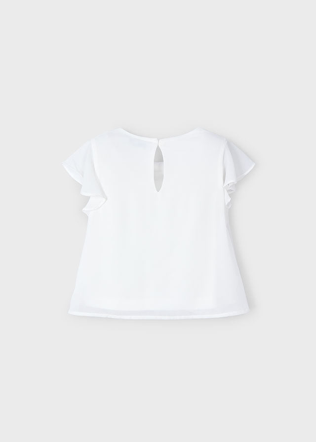Blusa gasa lazo