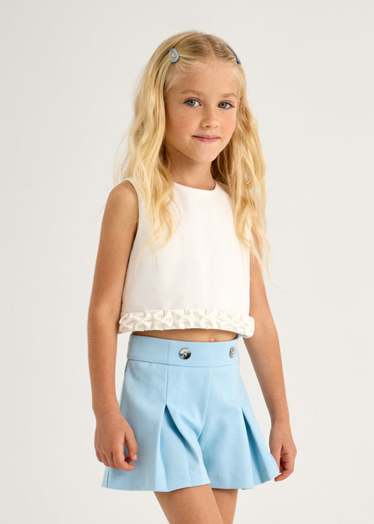 Pantalon corto punto roma