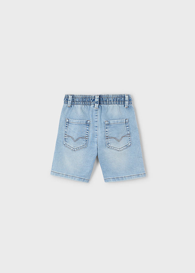 Bermuda soft denim jogger