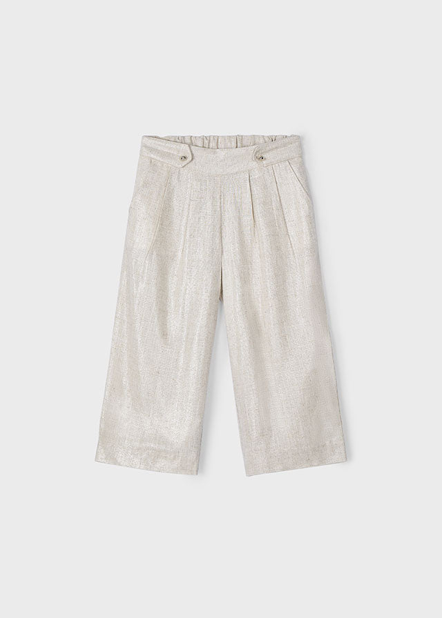 Pantalon largo lino