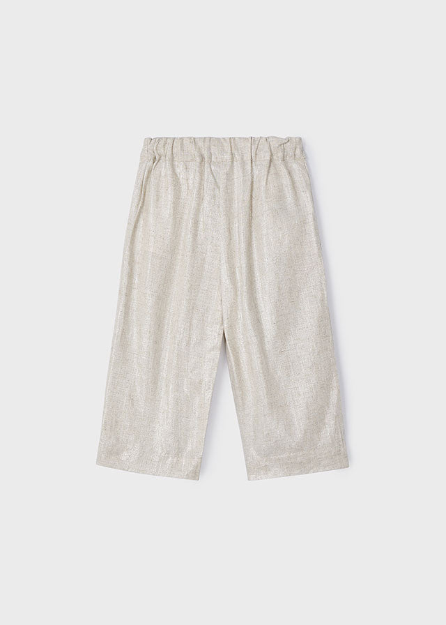 Pantalon largo lino