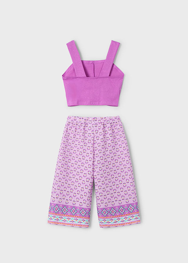 Conj. Pantalon largo estampado