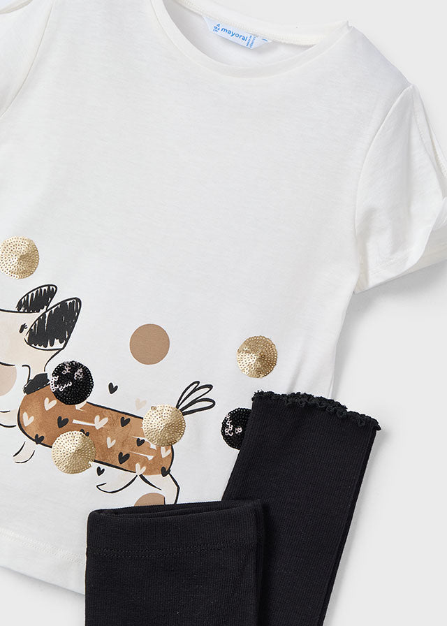 Conj. Leggings tobillo canale