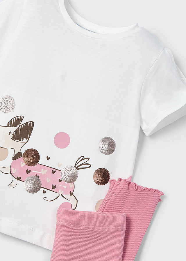 Conj. Leggings tobillo canale