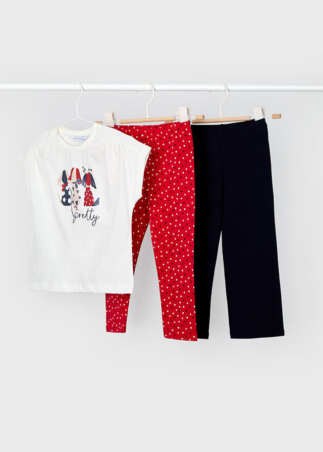 Conj. 2 leggings tobilleros