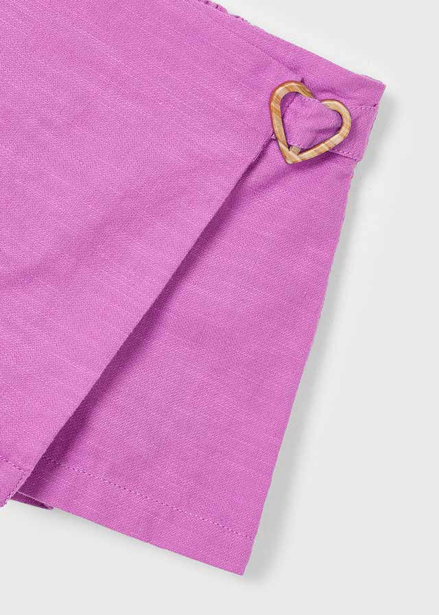 Falda pantalon hebilla