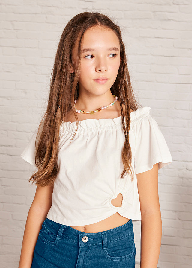 Camiseta m/c arandela corazon