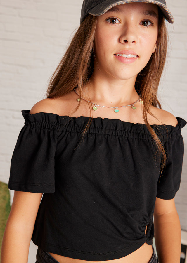 Camiseta m/c arandela corazon