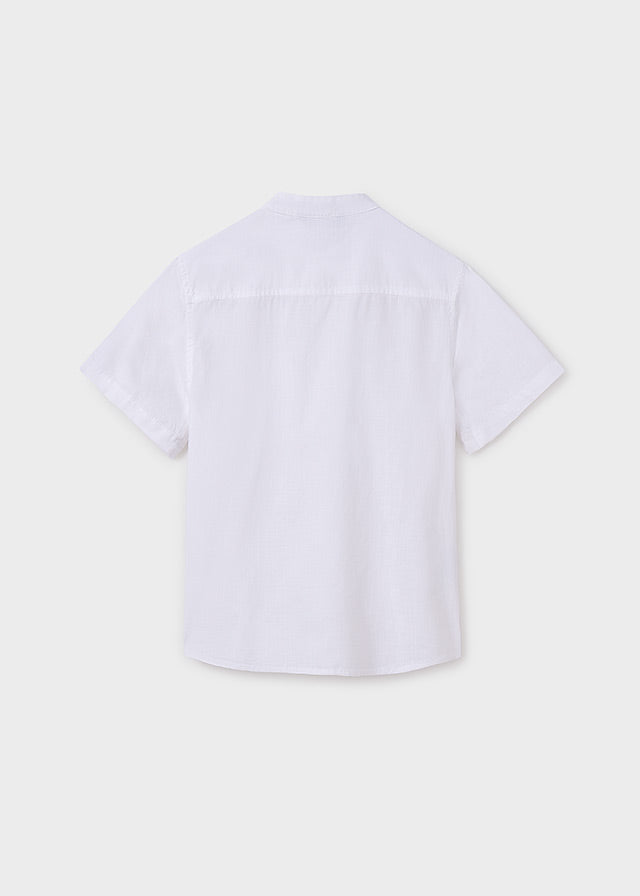 Camisa m/c cuello mao
