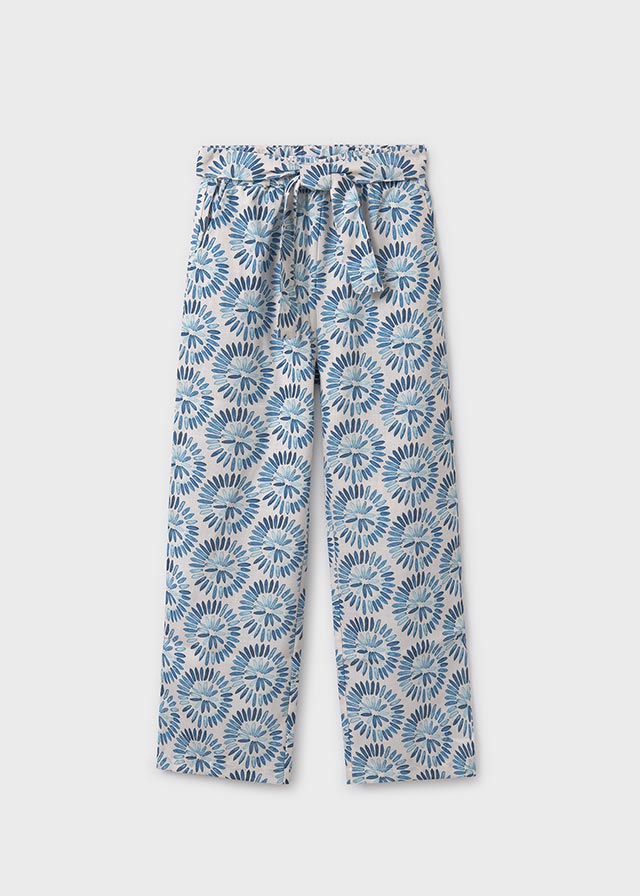 Pantalon largo estampado
