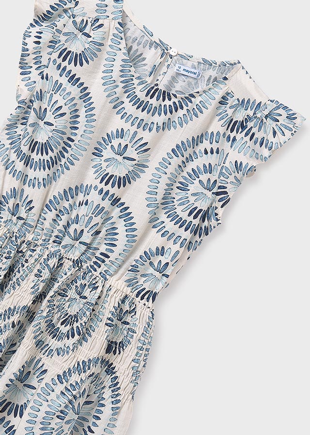 Vestido viscosa estampado