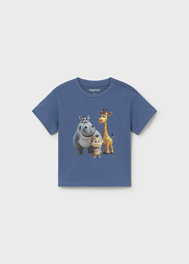 Camiseta m/c animal