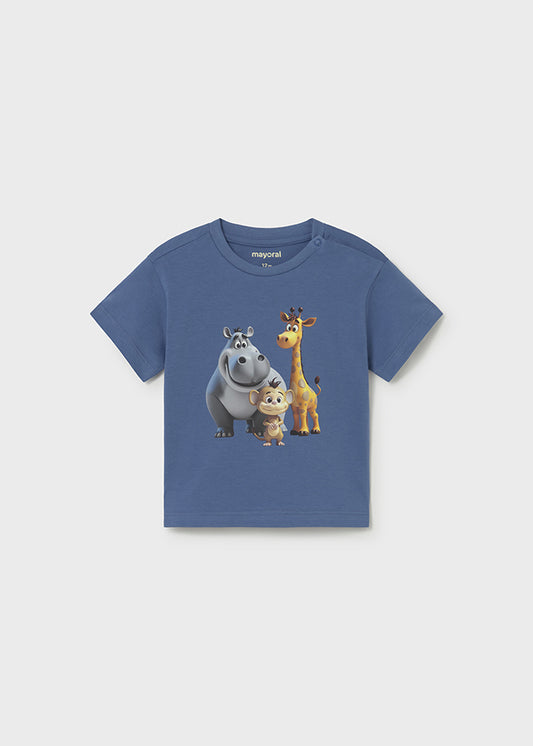 Camiseta m/c animal