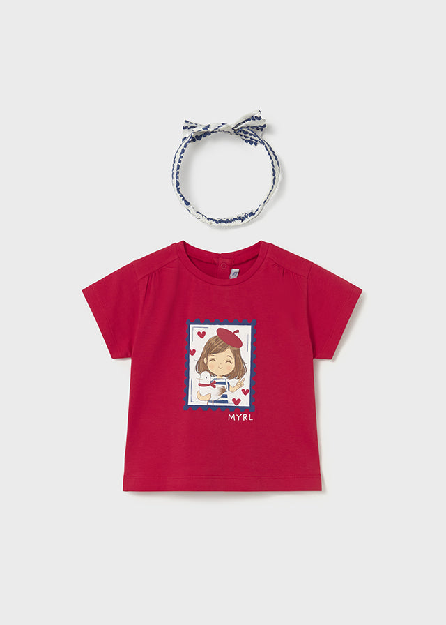 Camiseta m/c con diadema