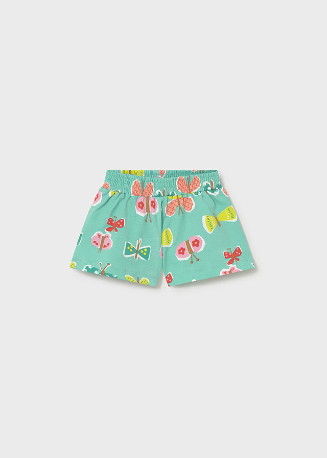 Pantalon corto punto estampado