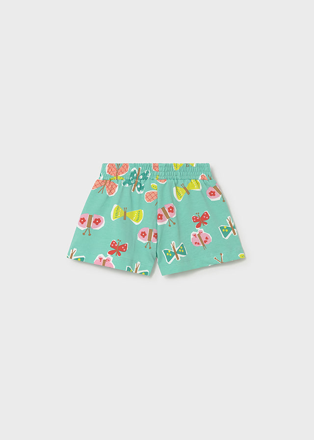 Pantalon corto punto estampado