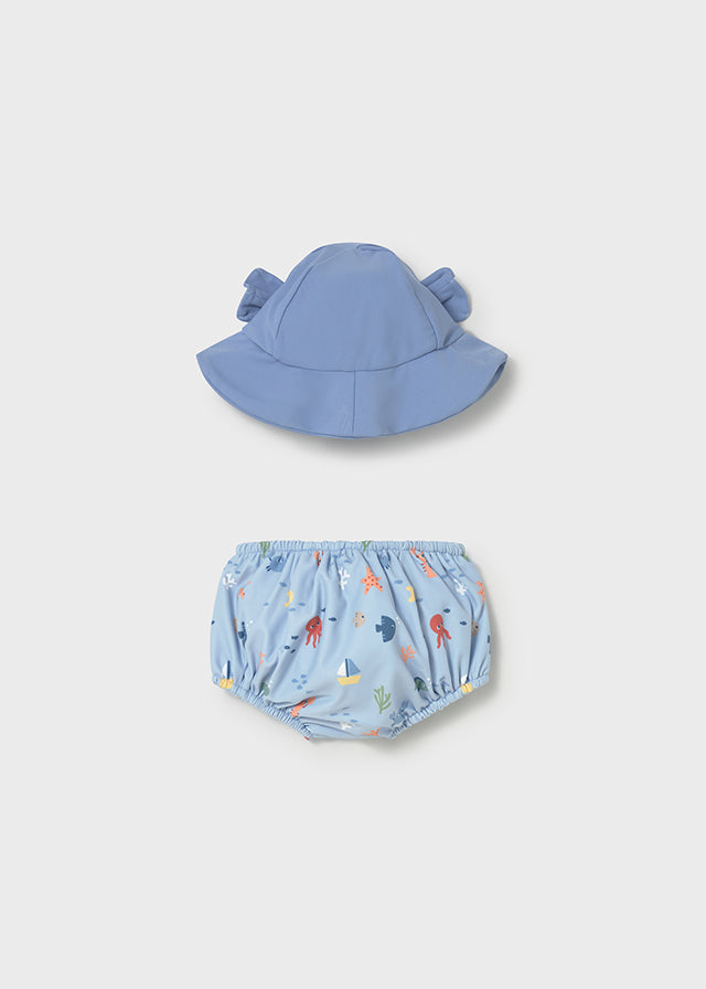 Conj. Bañador pañal y gorro