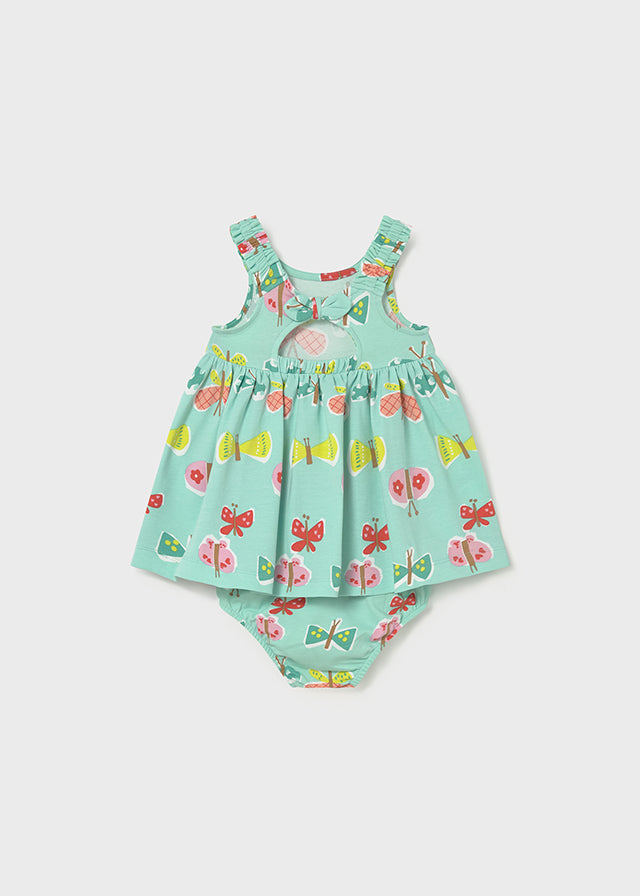 Vestido estampado con braguita