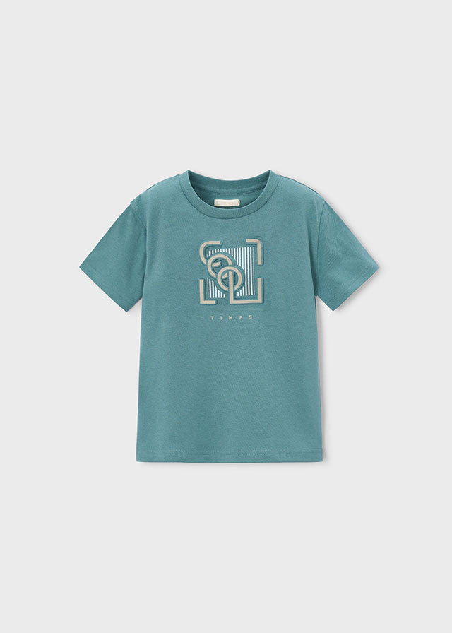 Camiseta m/c embossed