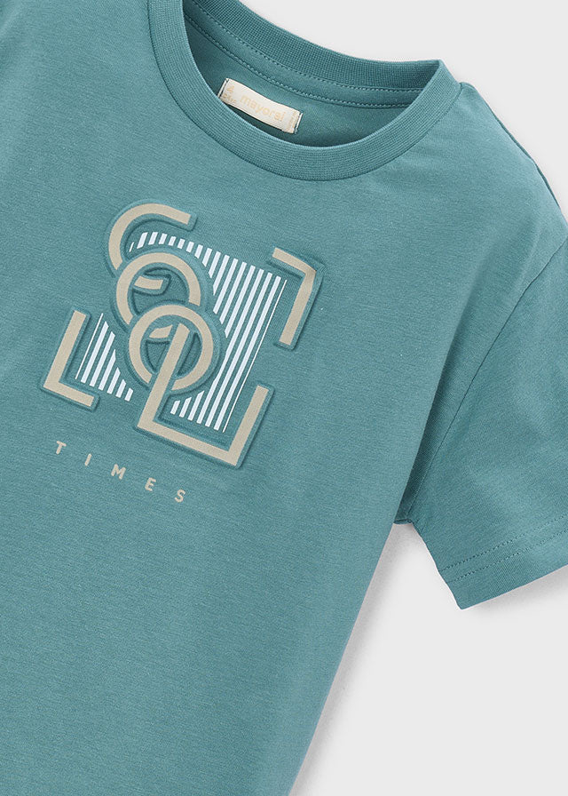 Camiseta m/c embossed