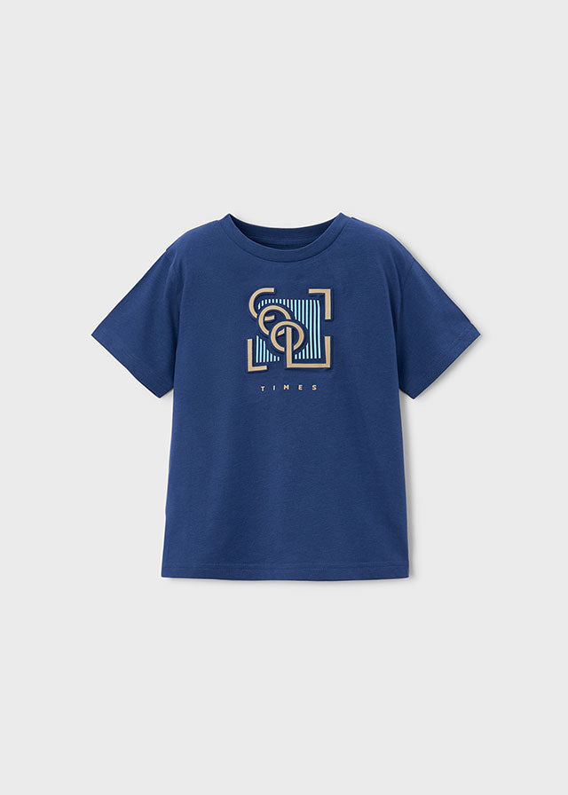 Camiseta m/c embossed