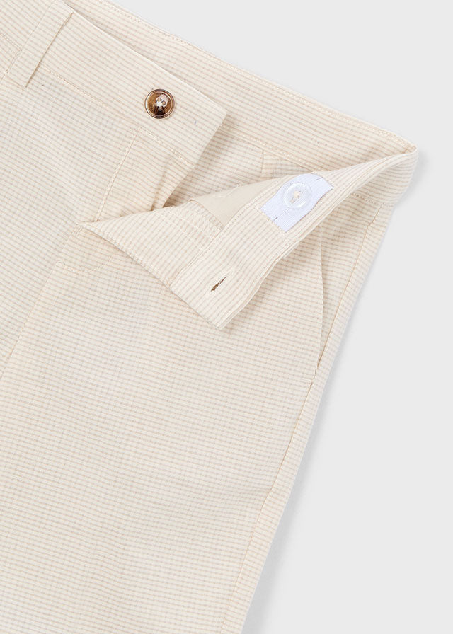 Bermuda lino suiting