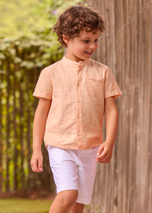 Bermuda lino suiting