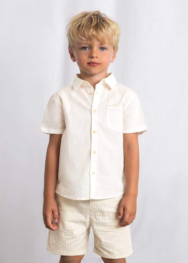 Conj. Bermuda lino suiting