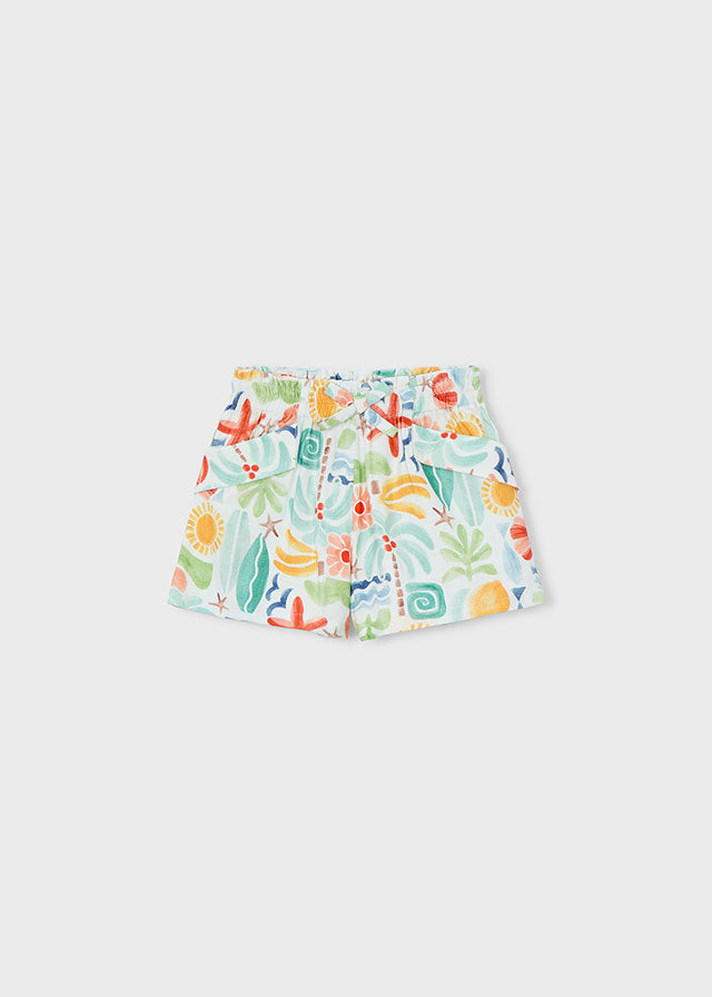 Pantalon corto estampado