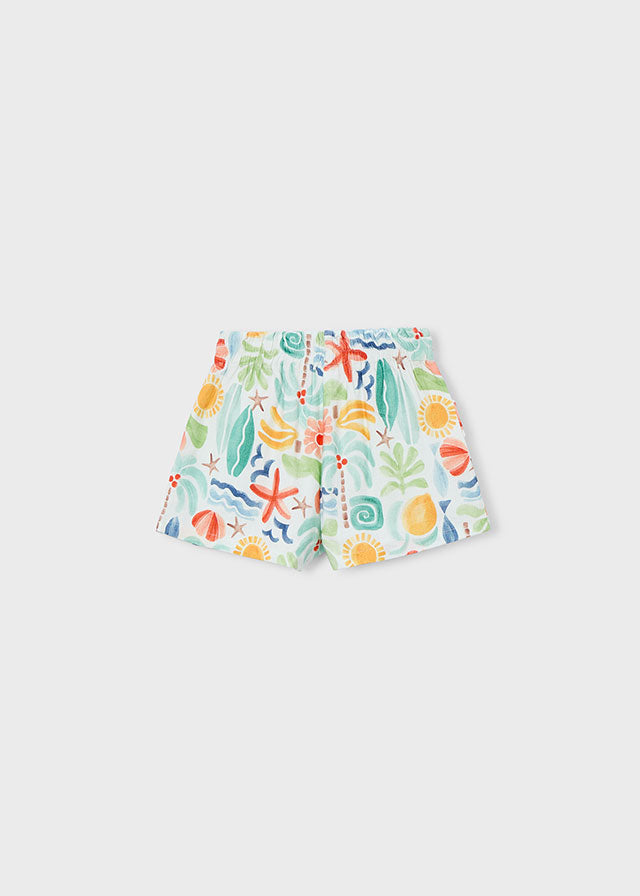 Pantalon corto estampado