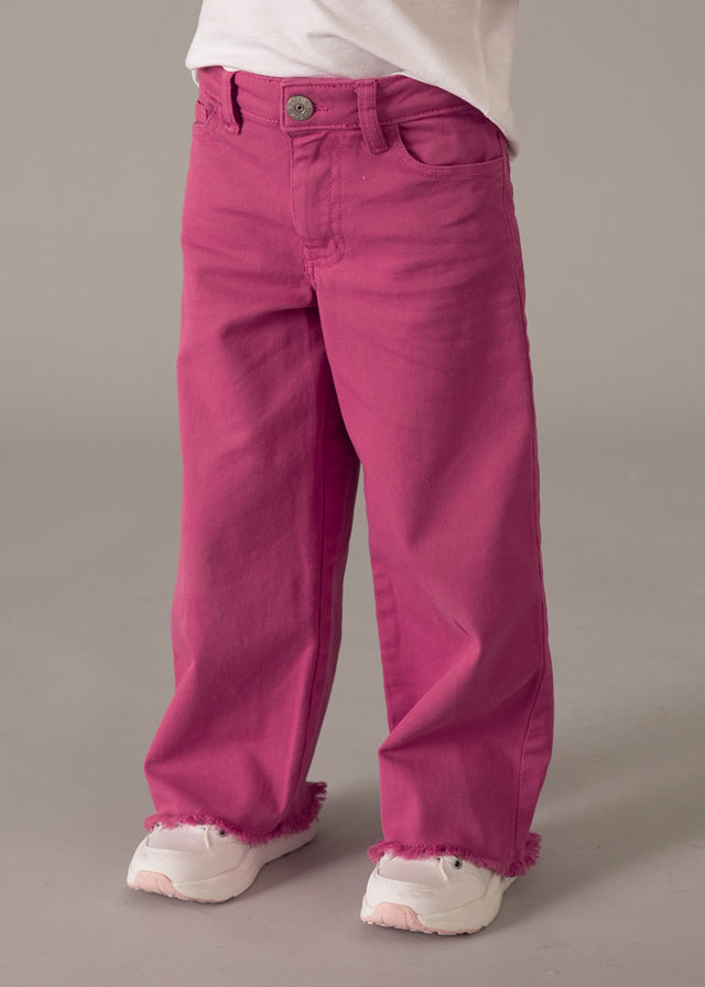 Pantalon sarga wide leg