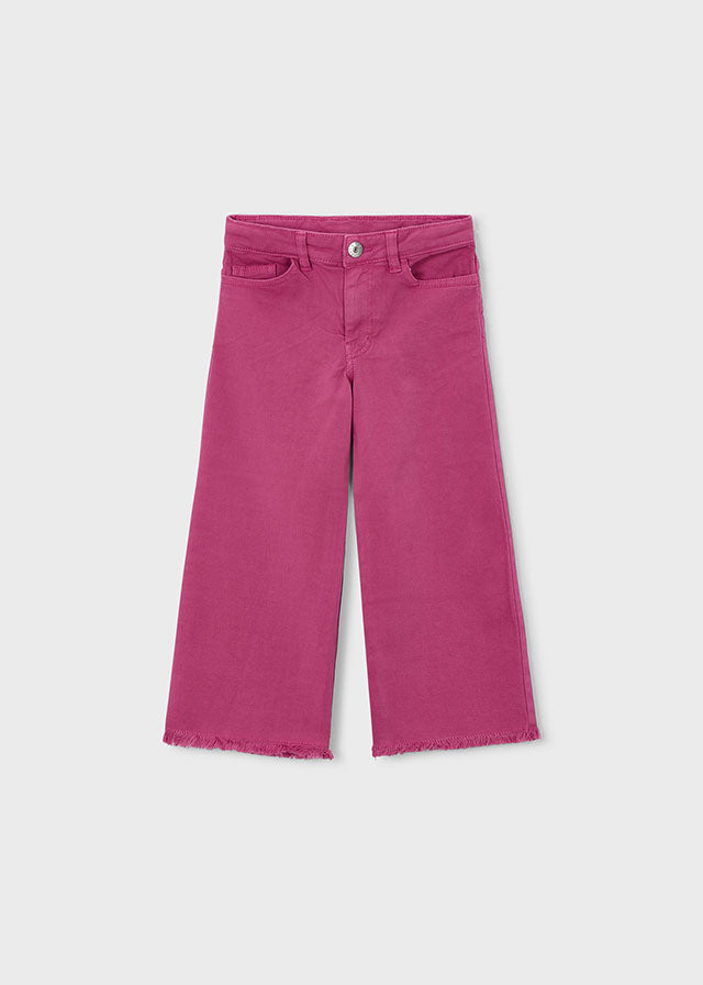 Pantalon sarga wide leg