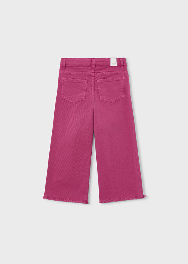 Pantalon sarga wide leg