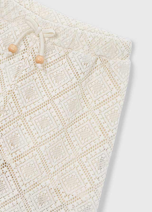 Pantalon larg crochet