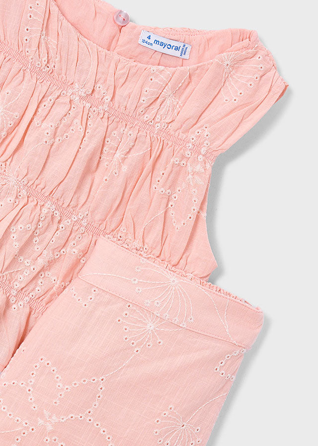 Conj. Pantalon largo bordado