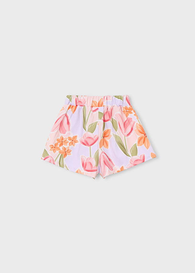 Falda pantalon estampada