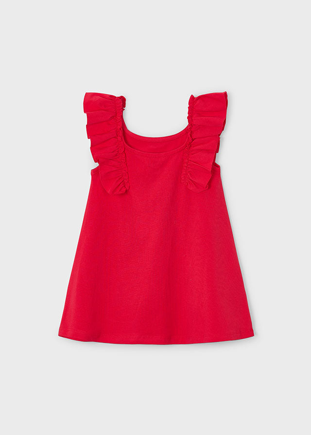 Vestido punto volantes