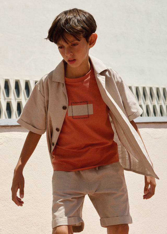 Camiseta m/c formal