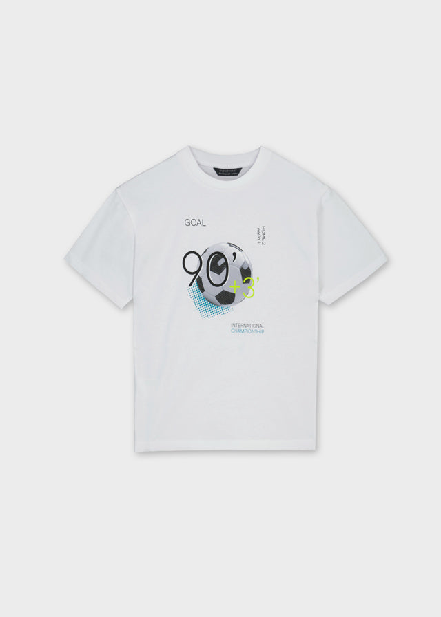 Camiseta m/c back print