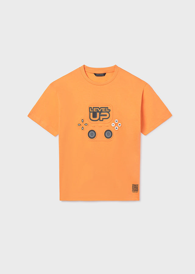 Camiseta m/c embossed