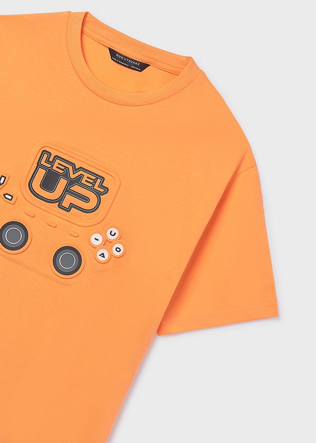 Camiseta m/c embossed