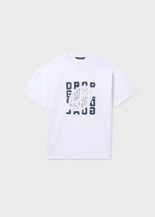 Camiseta m/c embossed
