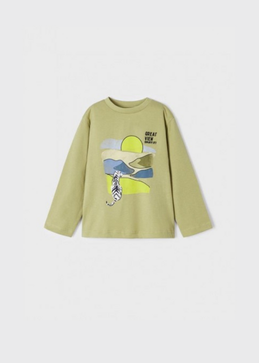 Camiseta M/L estampada
