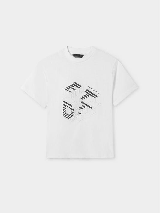 Camiseta m/c "edit" blanco