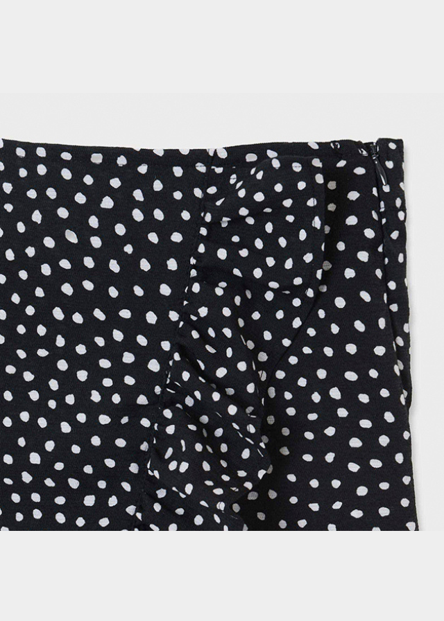 Falda short volante