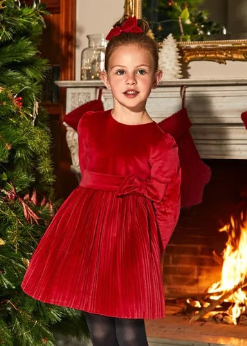 Vestido Terciopelo Plisado