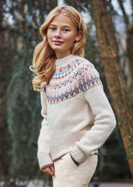 Jersey con jacquard